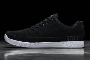 Black Nobull Canvas Trainers | UK 1333GS