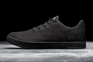 Black Nobull Canvas Trainers | UK 2090GS