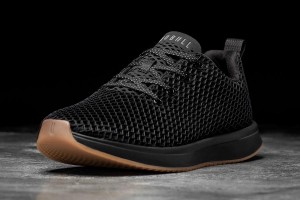 Black Nobull Gum Mesh Running Shoes | UK 1014CT