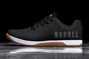 Black Nobull Gum Trainers | UK 2147ZU