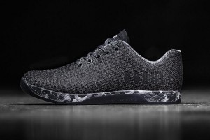 Black Nobull Heather Granite Trainers | UK 1838VR