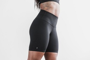 Black Nobull High-Rise Short 6" (MATTE) Shorts | UK 2223OK