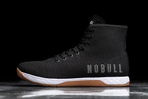 Black Nobull High-Top Gum Trainers | UK 1921WN