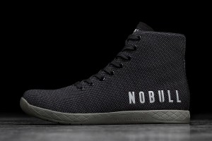 Black Nobull High-Top Ivy Trainers | UK 1919QM