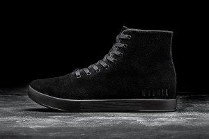 Black Nobull High-Top Suede Trainers | UK 1928OK