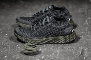 Black Nobull Ivy Knit Running Shoes | UK 1098AH