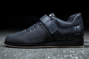 Black Nobull Leather Lifters Shoes | UK 1008NW