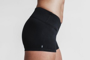 Black Nobull Short 2" (MATTE) Shorts | UK 2216HA