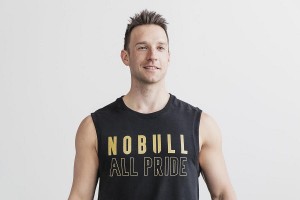 Black Nobull Sleeveless Crew Sweatshirt (PRIDE) Hoodie | UK 2183RV