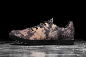 Black Nobull Toffee Tie-Dye Canvas Trainers | UK 1947NW