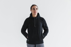 Black Nobull WoArctic Pullover Hoodie | UK 2180QM