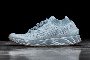 Blue Nobull Ice Knit Running Shoes | UK 1693LI