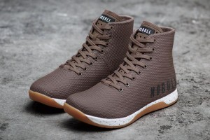 Brown Nobull High-Top Chestnut Trainers | UK 2038GS