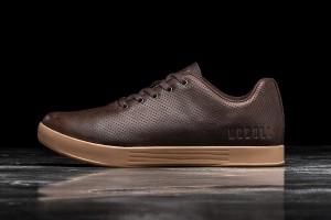 Brown Nobull Leather Trainers | UK 2009GS