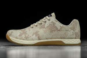 Brown Nobull Limestone Camo Trainers | UK 1945MQ