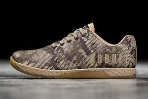 Brown Nobull Woodstock Camo Trainers | UK 1891BE