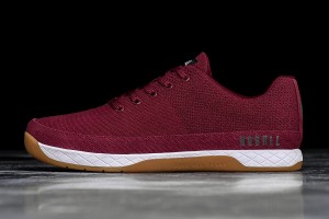 Burgundy Nobull Canvas Trainers | UK 1851JP