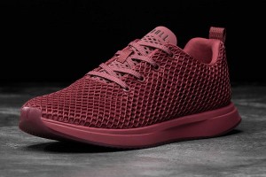 Burgundy Nobull Maroon Mesh Running Shoes | UK 1720OK