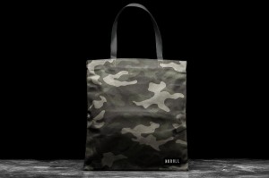 Camo Nobull Waxed Canvas Tote Bags | UK 2269GS