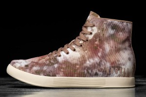 Copper Nobull High-Top Earth Tie-Dye Canvas Trainers | UK 2058KO