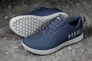 Dark / Blue Nobull Denim Trainers | UK 1884JP