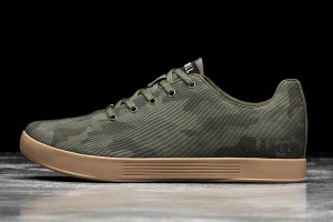 Dark / Camo Nobull Dark Forest Camo Canvas Trainers | UK 2126WN