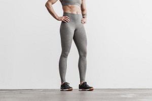 Dark / Grey Nobull High-Rise Tight (PLUSH Heather) Jogger | UK 2174YX