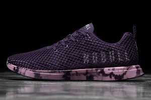 Dark / Purple Nobull Tie-Dye Mesh Running Shoes | UK 1751DF