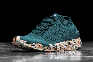 Deep / Turquoise Nobull Wild Jewel Knit Running Shoes | UK 1729KO