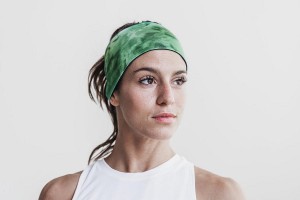 Green Nobull Headband 4" (TIE-DYE) Hats | UK 2289YX