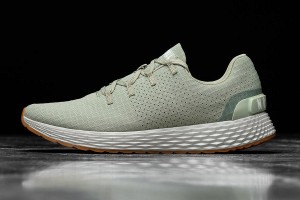 Green Nobull Seafoam Ripstop Running Shoes | UK 1726GS