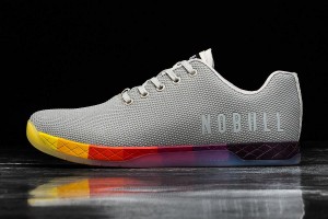 Grey Nobull Arctic Yellow Gradient Trainers | UK 1965UZ