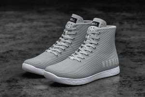 Grey Nobull High-Top Arctic Grey Trainers | UK 2037FD