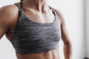 Grey Nobull Sports Bra (MELANGE) Sports Bra | UK 2228RV