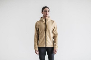 Khaki Nobull WoArctic Zip-Up Hoodie | UK 2185YX