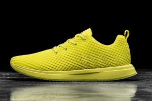 Light / Green Nobull Neon Lime Mesh Running Shoes | UK 1772OK