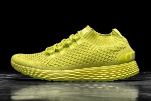 Light / Green Nobull Neon Lime Reflective Knit Running Shoes | UK 1774AH