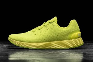 Light / Green Nobull Neon Lime Ripstop Running Shoes | UK 1797LI