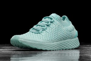 Light / Turquoise Nobull Bright Aqua Knit Running Shoes | UK 1711QM