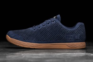 Navy Nobull Dusk Suede Trainers | UK 1938LI