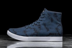 Navy Nobull High-Top Tie-Dye Canvas Trainers | UK 2035SG