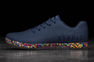 Navy Nobull Pixel Trainers | UK 1862YX