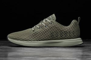 Olive Nobull Deep Sage Mesh Running Shoes | UK 1719IL