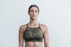 Olive Nobull High-Neck (TIE-DYE) Sports Bra | UK 2234EB