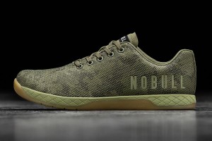 Olive Nobull Moss Camo Trainers | UK 1869WN