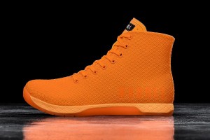 Orange Nobull High-Top Neon Orange Trainers | UK 2078EB