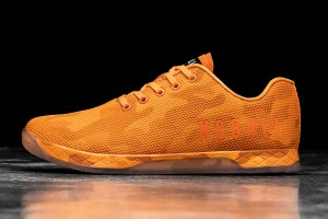 Orange Nobull Neon Camo Trainers | UK 2100NW