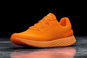 Orange Nobull Neon Ripstop Running Shoes | UK 1798KO