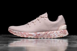 Pink Nobull Blush Wild Ripstop Running Shoes | UK 1781KO