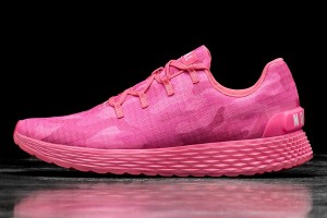 Pink Nobull Neon Camo Ripstop Running Shoes | UK 1802FD